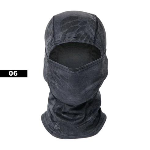Tactical Balaclava Full Face Mask Set Men Summer Snapback Sun Hat Outdoor Hunting Camouflage Balaclava